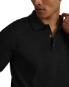 Reiss Manor Wool Polo In Black