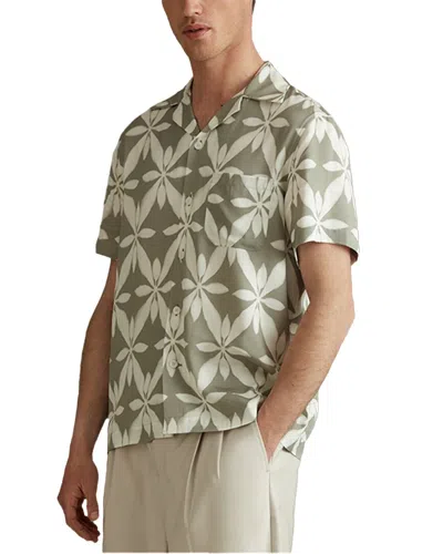 Reiss Marabel Cuban Flower P Top In Green