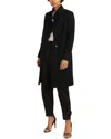 Reiss Marcie Wool-blend Coat In Black