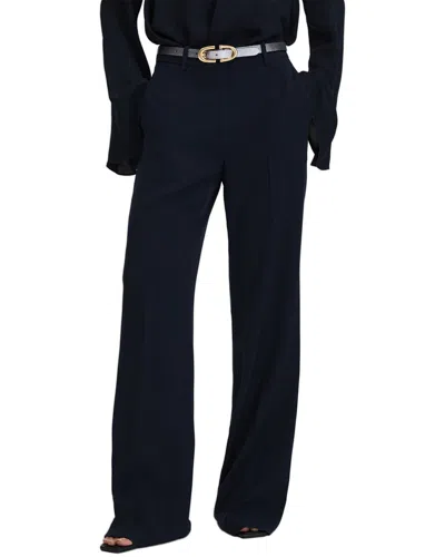 Reiss Margeaux Wide Leg Trouser In Blue