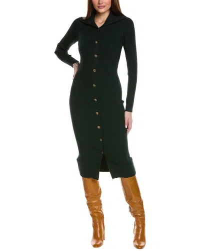 Reiss Maria Knitted Dress In Green