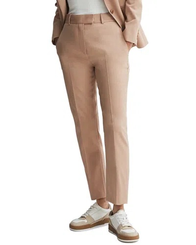 Reiss Marlie Wool-blend Trouser In Brown