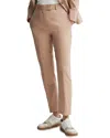 Reiss Marlie Wool-blend Trouser In Brown