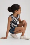 Reiss Blue 9-13 Yrs Drawstring Denim Shorts In Blue