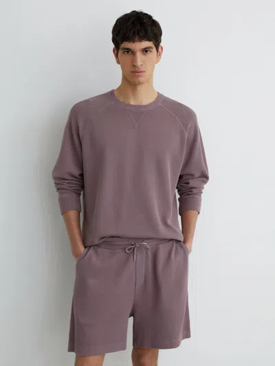 Reiss Drift Air Force Blue Sweatshirt In Brown