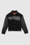 Reiss Mclaren Reiss Black Circuit 13-14 Yrs Unisex Fit Mclaren F1 Team Bomber Jacket In Black