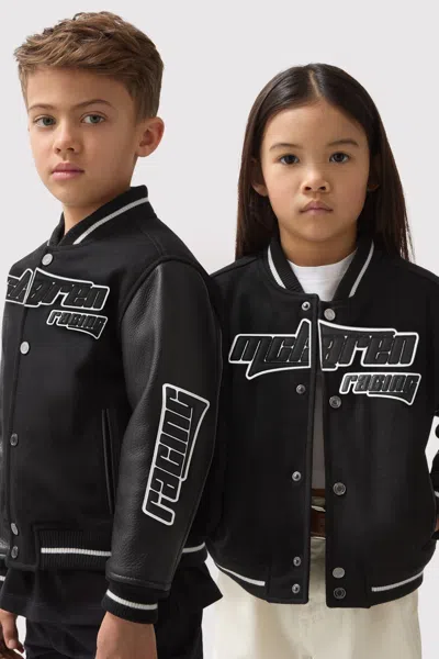 Reiss Mclaren X Mclaren F1 Team Black Wool Bomber Jacket