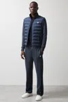 Reiss Mclaren Airforce Blue Mclaren F1 Team Quilted Hybrid Jacket