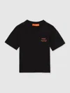 Reiss Mclaren Black 13-14 Yrs Unisex Fit Oversized Mclaren F1 Team Tyre T-shirt