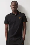 Reiss Mclaren X Mclaren F1 Team Men's Black Cotton Polo Shirt