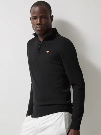 Reiss Mclaren Black Mclaren F1 Team Merino Half-zip Jumper
