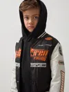 Reiss Mclaren Black/off White 9-13 Yrs Mclaren F1 Team Bomber Jacket Unisex Fit