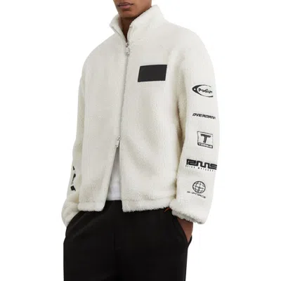 Reiss X Mclaren Regular Fit Logo Speedmark Jacket In White