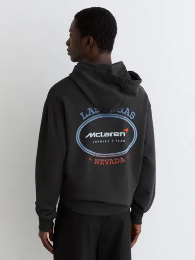 Reiss Mclaren Mclaren Black Mclaren F1 Team Las Vegas Hoodie Unisex Fit