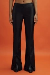Reiss Mclaren Mclaren F1 Front Split Leather Trousers In Black