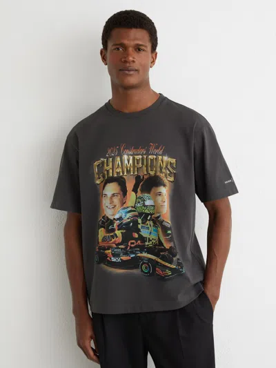 Reiss Mclaren Mclaren F1 Team Championship T-shirt In Gray