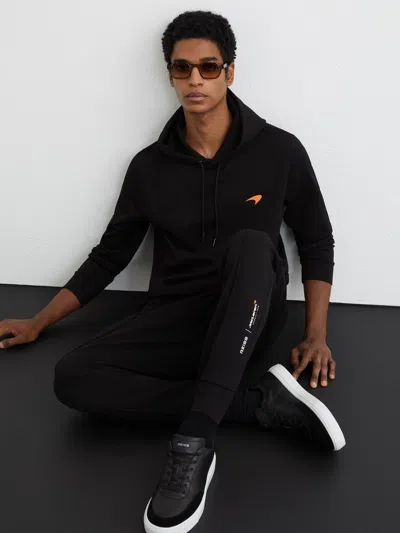 Reiss Mclaren Mclaren Racing Interlock Speedmark Joggers In Black