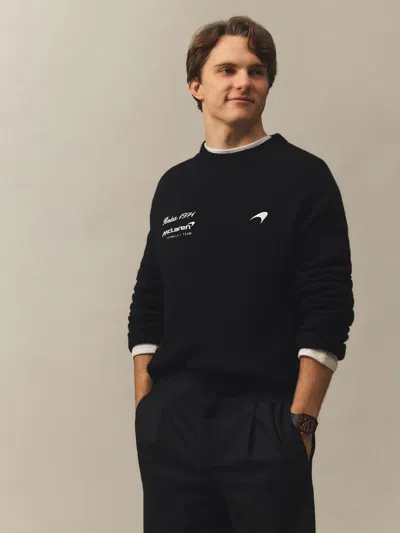 Reiss Mclaren Mclaren Racing Merino Motorsport Jumper In Black