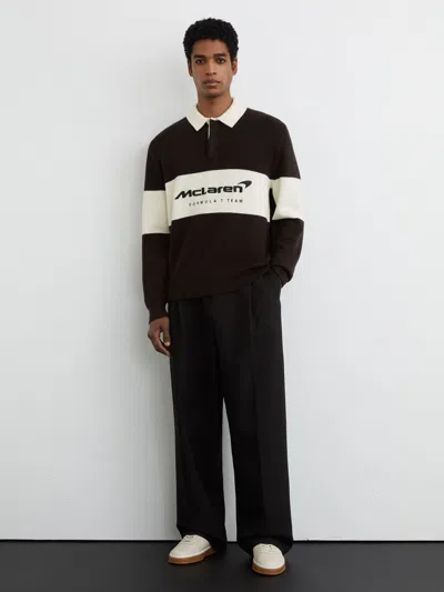 Reiss Mclaren Mclaren Racing Rugby Polo Jumper Unisex-fit In Multi