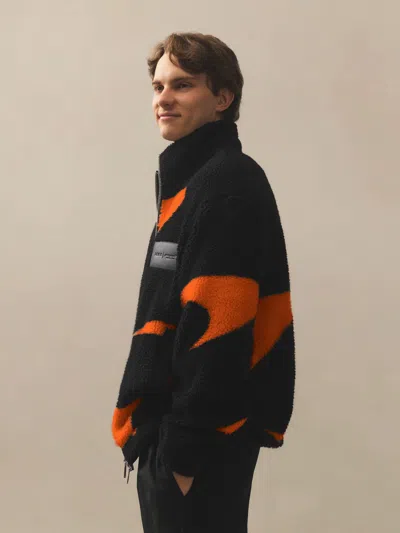 Reiss Mclaren Mclaren Racing Speedmark Fleece Jacket Unisex-fit