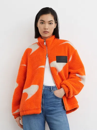 Reiss Mclaren Mclaren Racing Speedmark Fleece Jacket Unisex-fit