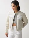 Reiss Mclaren Off White Mclaren F1 Team Bomber Jacket
