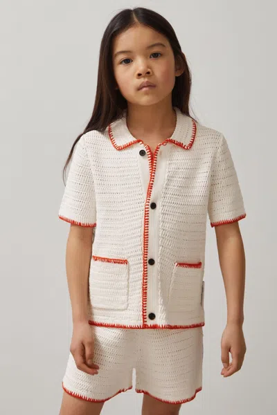 Reiss Mclaren 9 Years In Off White/orange