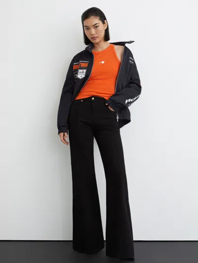 Reiss Mclaren Papaya Lella Mclaren Racing Speedmark Waffle Vest