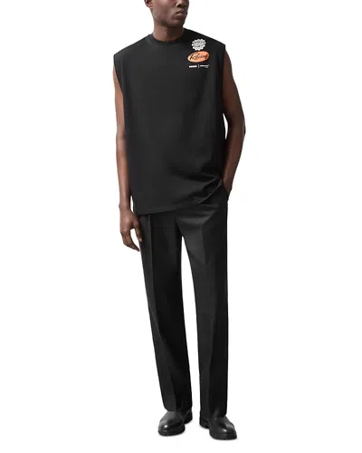 Reiss Mclaren Racer Oversized Tee In Black