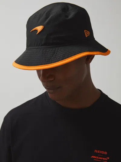Reiss Mclaren Reiss Black Fan Mclaren F1 Team Speedmark Bucket Hat