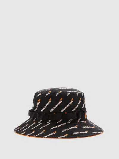 Reiss Mclaren Reiss Black Mclaren F1 Printed Bucket Hat
