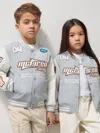 Reiss Mclaren Reiss Blue Tones Zoom 3-9 Yrs Mclaren F1 Team Bomber Jacket Unisex Fit In Blue