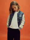 Reiss Mclaren Reiss X Mclaren F1 Team Patch Varsity Bomber Jacket In Multi