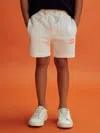 Reiss Mclaren X Mclaren F1 Team White 3-9 Yrs Mclaren F1 Cotton Drawstring Shorts In Brown