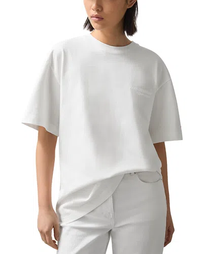Reiss Mclaren Unisex Nakata Racing Short Sleeve Tee In White