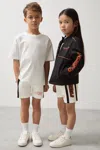 Reiss Mclaren White 3-9 Yrs Unisex Fit Mclaren F1 Team Drawstring Shorts
