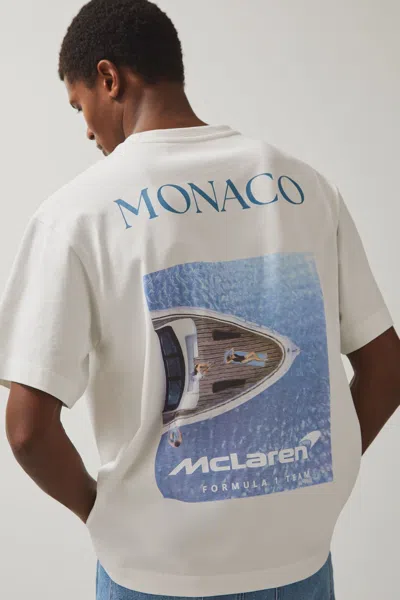 Reiss Mclaren White Monaco Mclaren F1 Team Monaco Gp Unisex Fit T-shirt