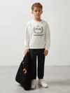Reiss Mclaren White 9-13 Yrs Mclaren F1 Team Laurel Print Sweatshirt