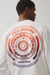 Reiss Mclaren White Unisex Fit Mclaren F1 Team Tyre-print T-shirt