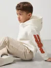 Reiss Mclaren White 9-13 Yrs Mclaren F1 Team Cotton Logo Hoodie Unisex Fit