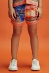 Reiss Mclaren X Mclaren F1 Team Pink Multi Junior Mclaren F1 Miami Drawstring Shorts