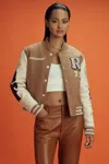 Reiss Mclaren X Mclaren F1 Team Camel/ecru Mclaren F1 Leather Jacket In Camel/ecru