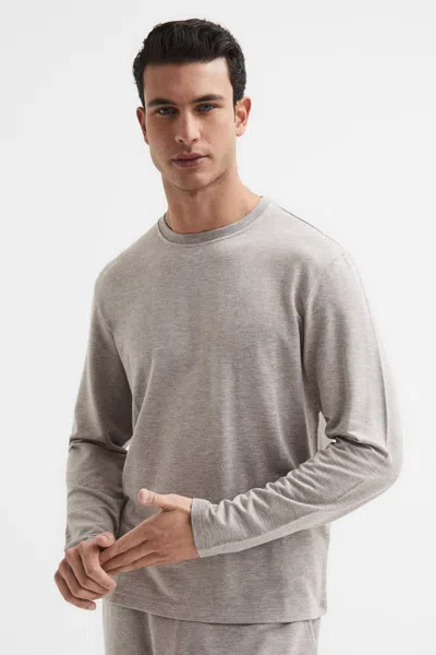 Reiss Adam In Taupe Melange