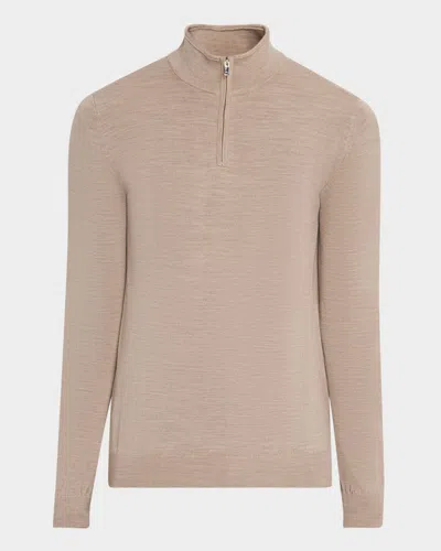 REISS MEN'S BLACKHALL QUARTER-ZIP SWEATER