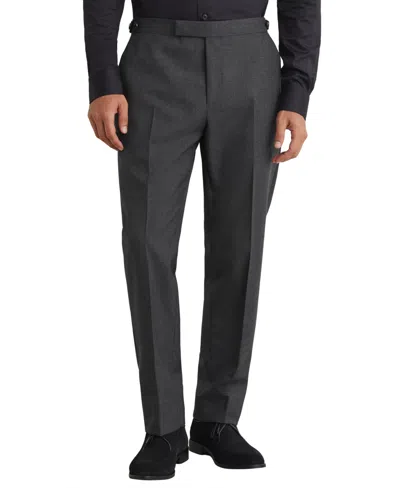 Reiss Men's Bold Wool Side-adjuster Classic-fit Pants In Gray
