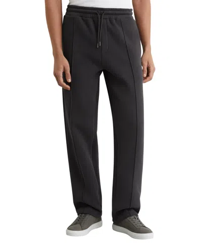 REISS MEN'S COTTON-BLEND WASHED DRAWSTRING JOGGERS