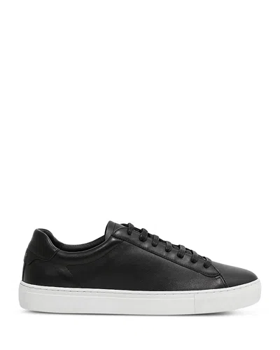 Reiss Men's Finley Low Top Trainer Sneaker In Black