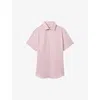 REISS REISS MEN'S FLAMINGO HOLIDAY SLIM-FIT LINEN SHIRT