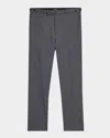 Reiss Regular Fit Flannel Trouser In Grey Melange