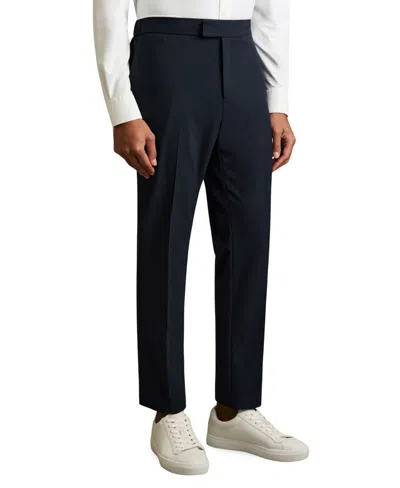 Reiss Men's Found Drawcord Waist Slim Pants In Blue